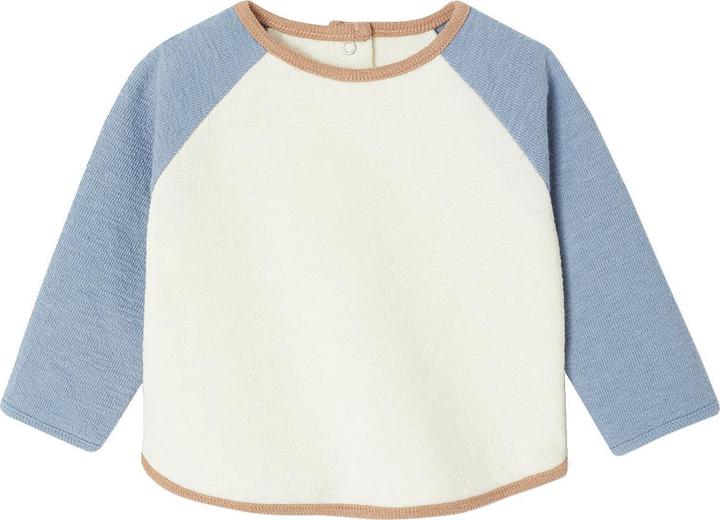 Image du produit Vertbaudet Baby Shirt im Colorblock-Style, Strukturjersey (74)