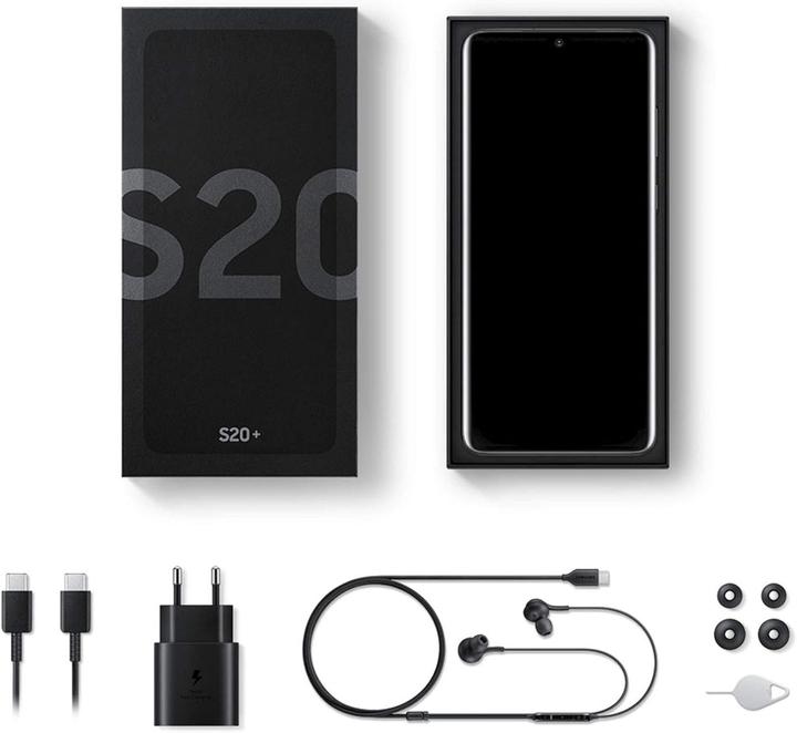 Produktbild Samsung Galaxy S20+ EU (128 GB, Cosmic Gray, 6.70", Hybrid Dual SIM, 4G)