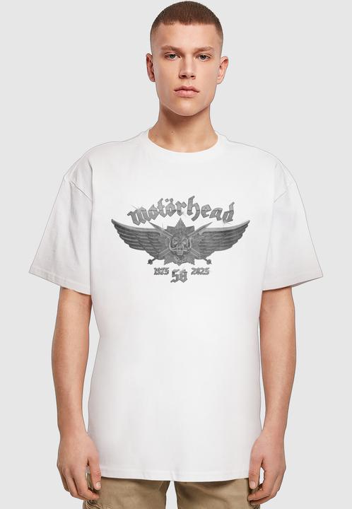 Produktbild Merchcode Motorhead - 50th Wings Badge Heavy Oversize Tee - 193741 (3XL)