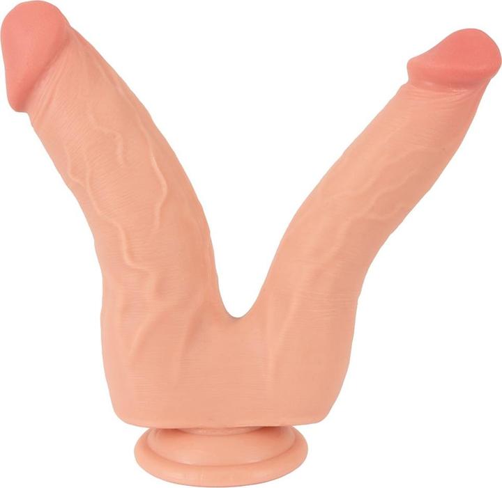 Actual product image Nature Skin Bendable Double Penetrator