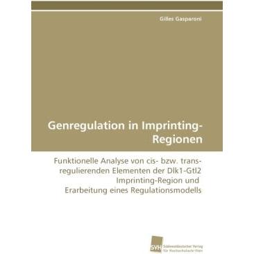 Genregulation in Imprinting-Regionen, Fachbücher