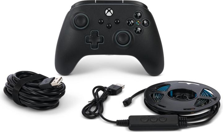 Produktbild PowerA XB Controller Advantage wired Lumectra + LED Strip (Xbox Series S, Xbox Series X, PC)