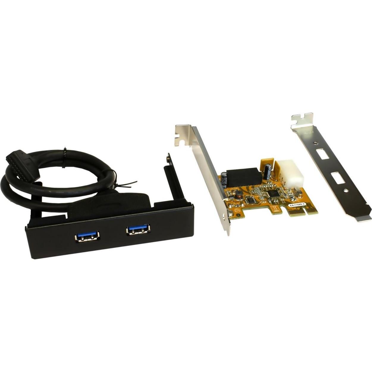 Exsys EX-11099- 2 - Adattatore USB - PCIe USB 3.0, Scheda controller