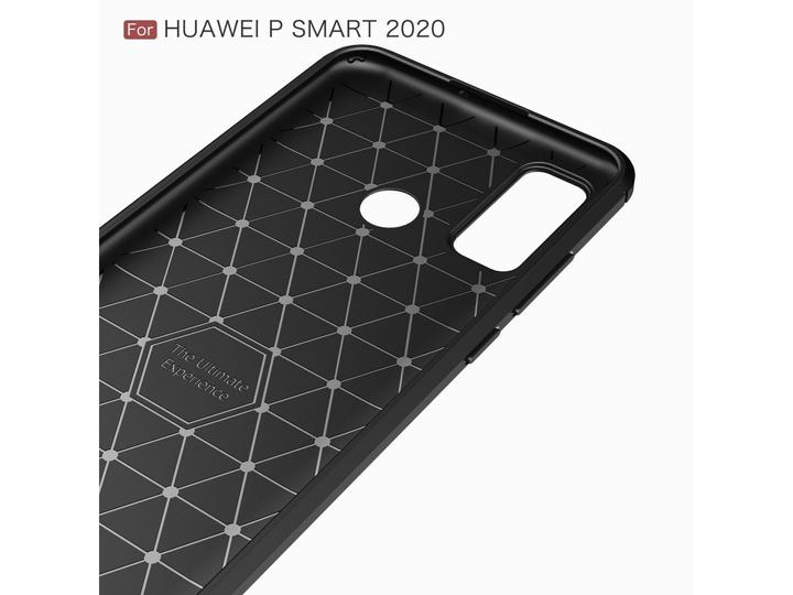 Actual product image Screenguard Huawei P Smart 2020 Cover Carbon Brushed Soft TPU (Huawei P Smart (2020))