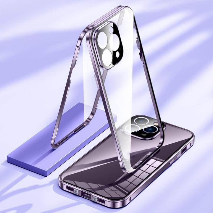 Productafbeelding Cover-Discount iPhone 16 Pro Max - Magnetische 360° premium beschermhoes met gepantserd glas (Apple iPhone 16 Pro Max)