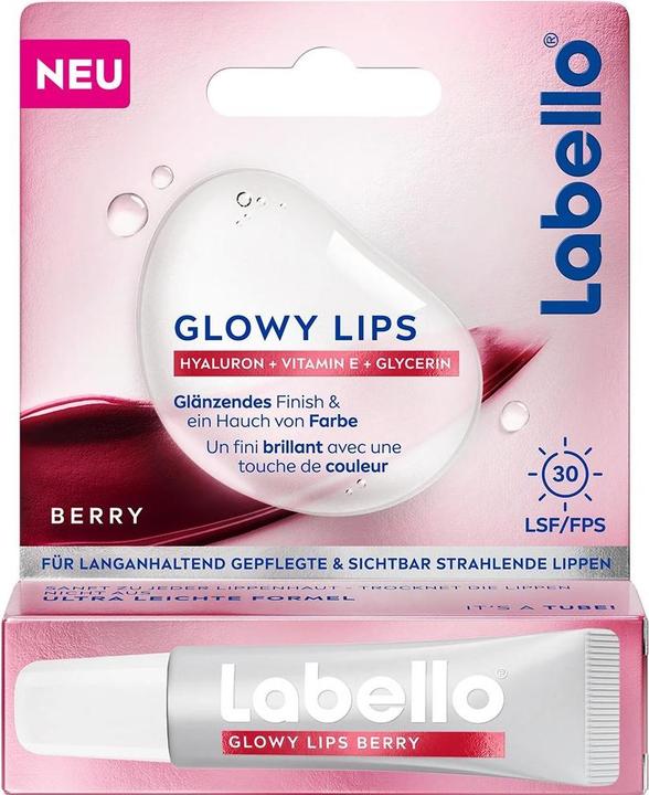 Actual product image LABELLO Glowy Lips Berry (Lip balm, 10 ml)