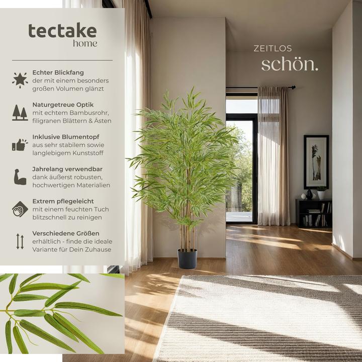 Immagine prodotto tectake Albero di bambù Bambosa (150 cm)