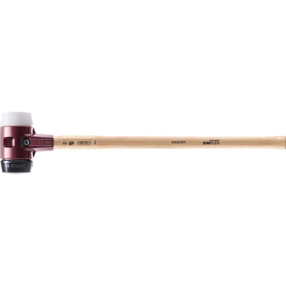 Thumbnail - Halder, Hammer, Spalthammer Superplastik Simplex Ø 60 mm, Hickorystiel & Temperguss Gehäuse (4100 g)