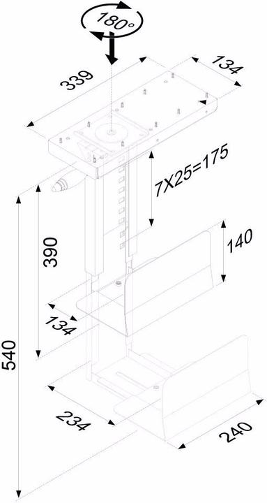 Produktbild Neomounts PC-Tischhalterung