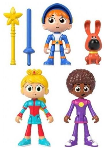 Image du produit Imaginext Gus le petit chevalier magicien Iris & amis pack de 4