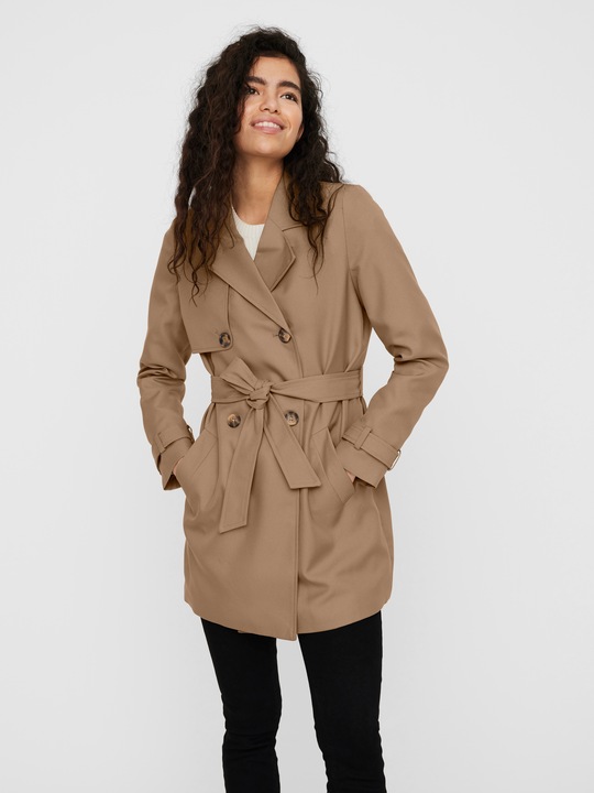 Immagine prodotto Vero Moda Cappotto con collo a bavero trench (S)