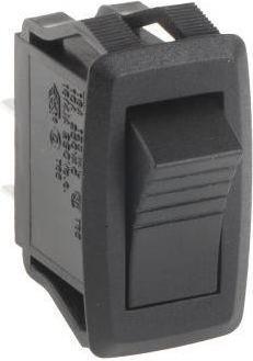 Produktbild RS PRO Wippschalter 1-polig E-A 27,6x13,8mm sw