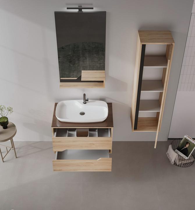 Produktbild Homitis Galia 60 Decorative Wooden Mirror (60 x 100 cm)