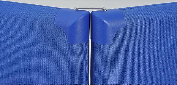 Produktbild eurokraft pro Schallschutz-Trennwand, Wandpaneel, Höhe 1800 mm, Breite 1000 mm, blau (1000 x 1800 x 50 mm)