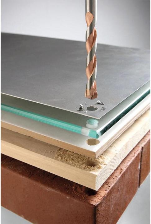 Actual product image kwb EASY CUT all-purpose drill bit set 5 pcs. (3 mm, 4 mm, 5 mm, 6 mm, 8 mm)