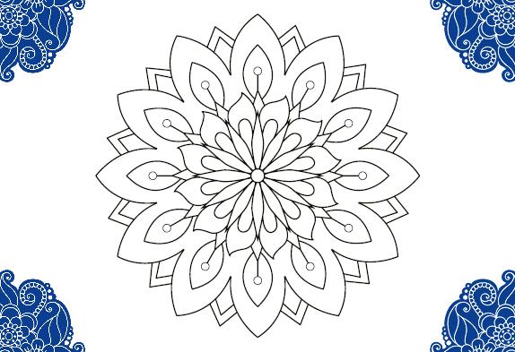 Actual product image 50 cards mandalas