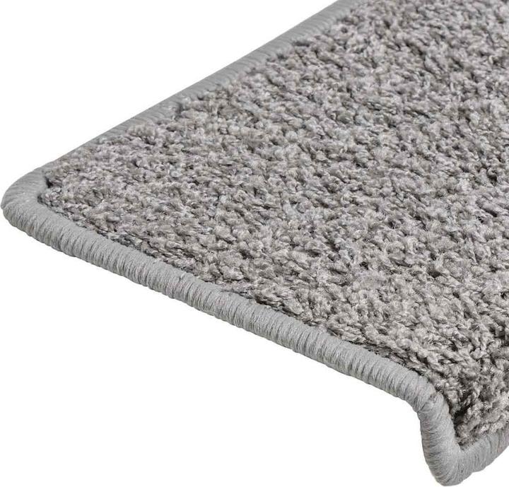 Actual product image vidaXL Step mats 20 pieces 65x21x4 cm Grey (65 x 21 x 4 cm)
