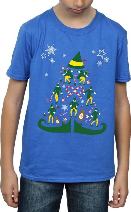 Immagine prodotto Elf Christmas Tree Maglietta Ragazzi (116)