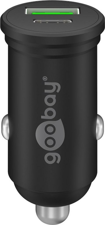 Image du produit Goobay Chargeur rapide double USB pour voiture USB-C PD Power Delivery 45 W