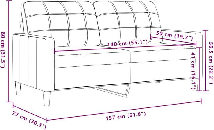 Actual product image vidaXL Miller (Upholstery set)