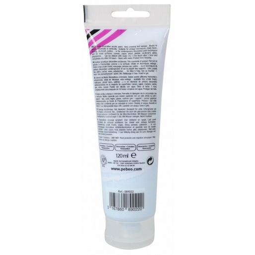 Thumbnail - Pebeo, Künstlerfarbe + Bastelfarbe, Decocrème Matt Acrylfarben (Baby Blue, 120 ml)