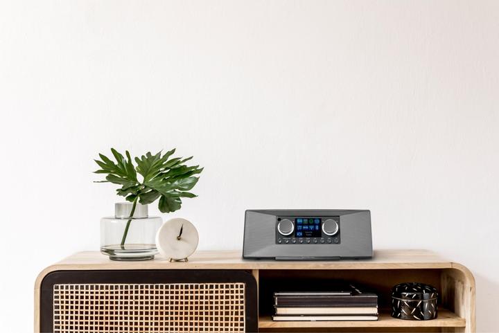 Image du produit Medion MD 89289 Radio Internet stéréo gris (DAB+ DAB, FM, Radio Internet, Bluetooth, WiFi)