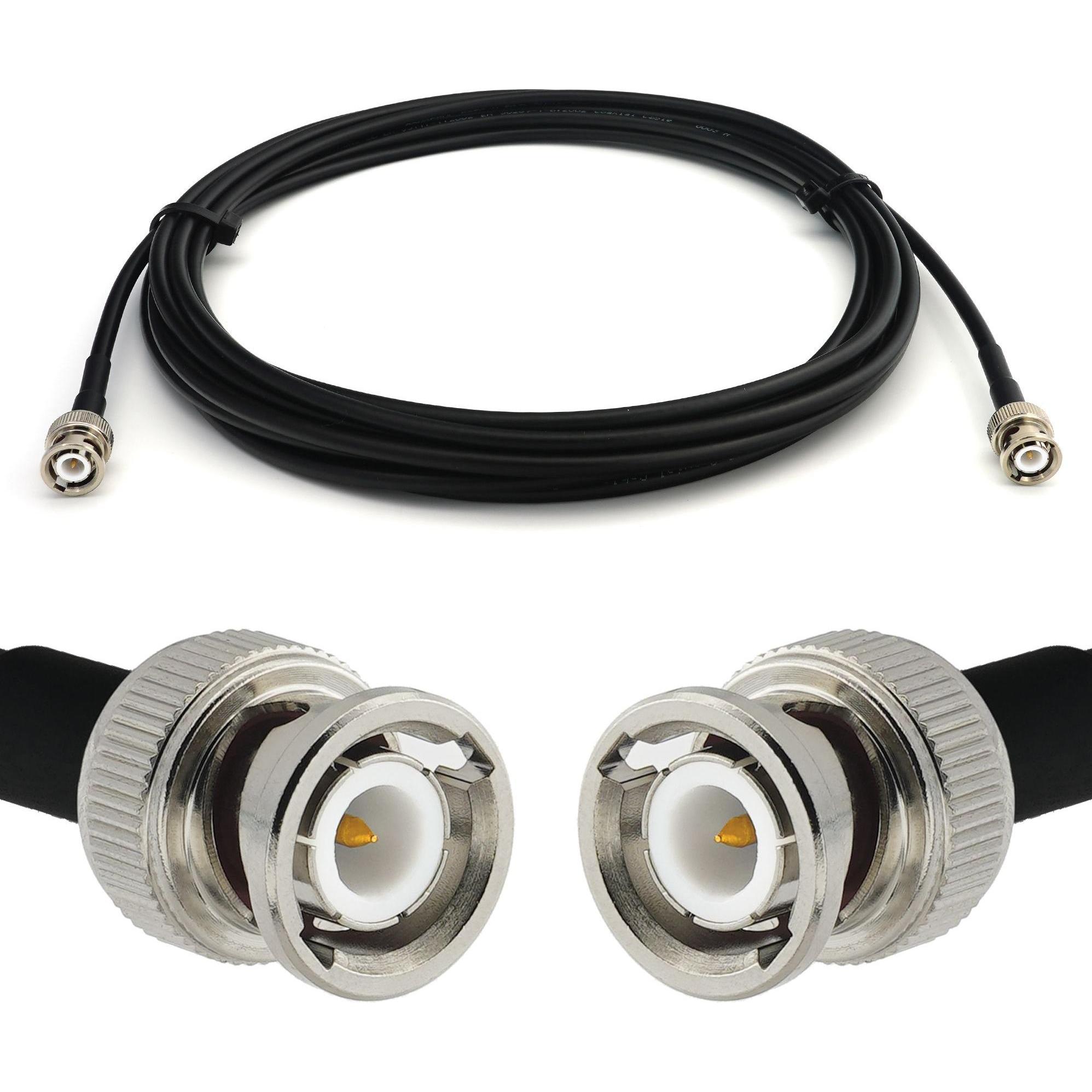 Rangeful BNC Male to BNC Male 20m RG58/U Coaxial Cable RG58-BNCM-BNCM-20, Cavo antenna