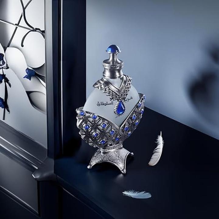 Actual product image Khadlaj Hareem Sultan Blue - concentrated perfumed oil without alcohol - 35 ml (Extrait De Parfum, 35 ml)