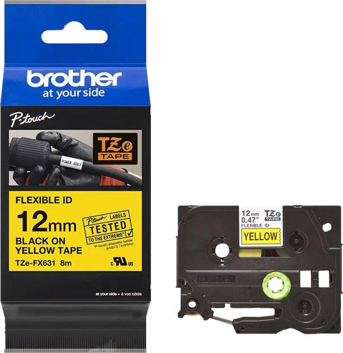 Produktbild Brother Tze-Fx631 (1.20 cm, Gelb)