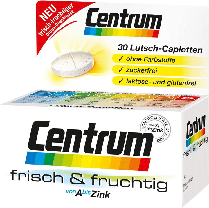 Produktbild Centrum Frisch & Fruchtig (60 Stück, Tabletten, 160 g)