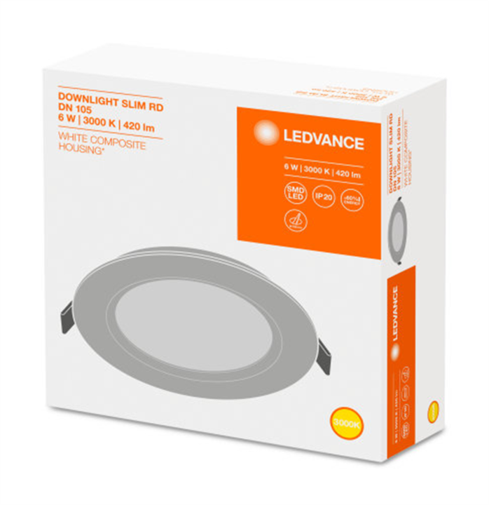 Produktbild Ledvance Downlight Slim Round (420 lm)