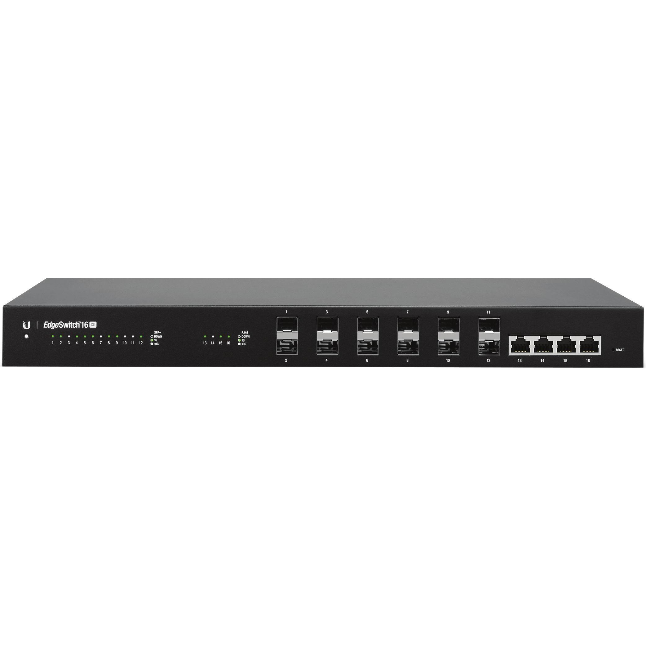 Ubiquiti Es-16-Xg (16 Ports), Netzwerk Switch, Schwarz