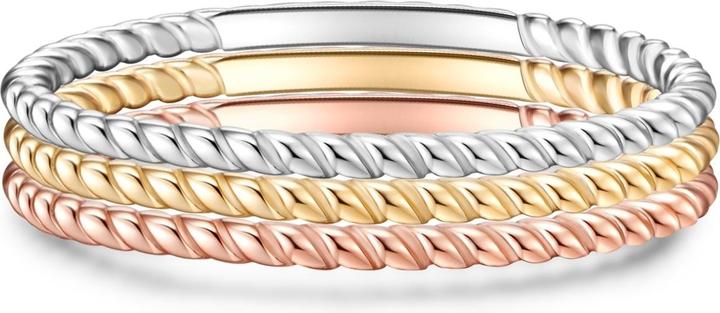 Image du produit Glanzstücke München Femme argent sterling argent/or jaune/or rose - 24271 (54, Argent 925)