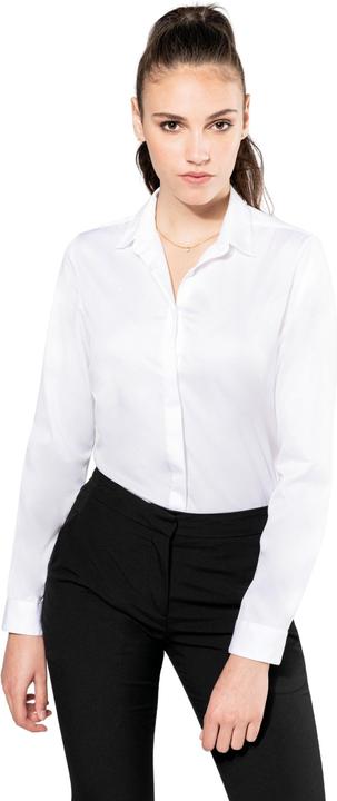 Produktbild Kariban Langarmshirt Twill, Damen (M)