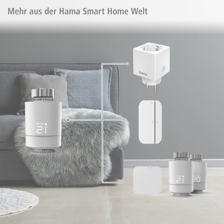 Actual product image Hama Smart radiator thermostat