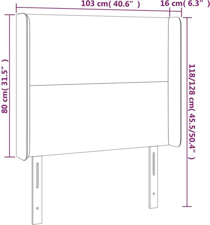 Produktbild VidaXL Wain (103 x 16 x 128 cm)