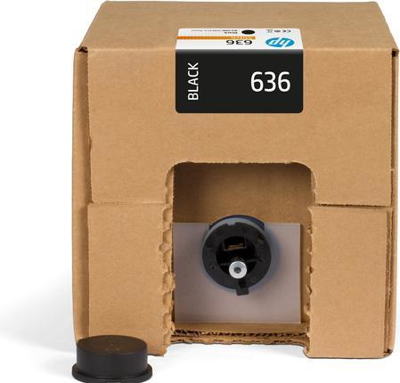 Produktbild HP 636 - 3 l - mit hoher Kapazität - Dye-Based Black (BK)