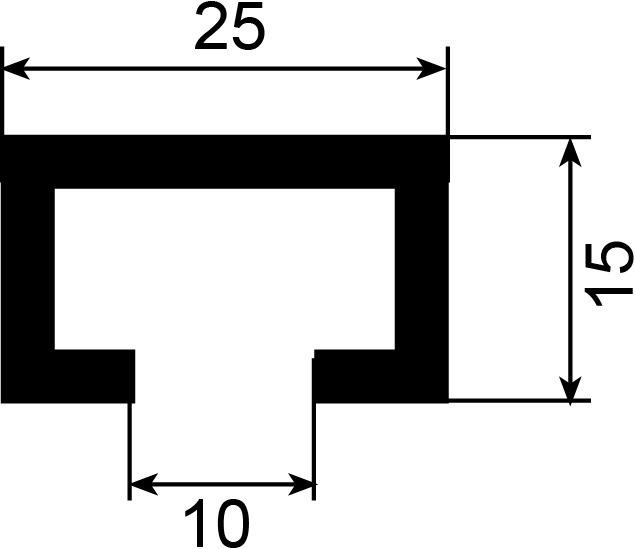 Produktbild Aweso Stellschienen 1040 Typ 2, für mittlere Belastung (1 Stk.)