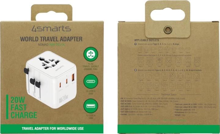 Produktbild 4smarts Weltreiseadapter Nomad