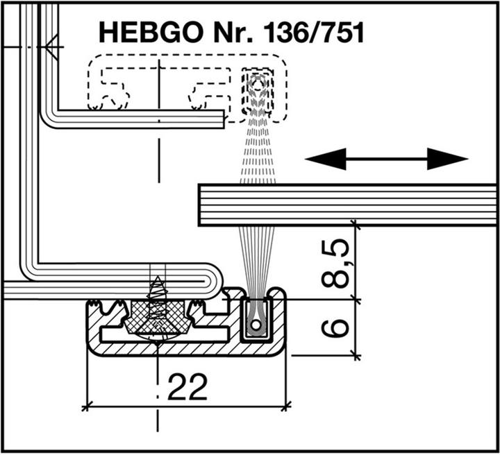 Produktbild Hebgo Halteprofile 136