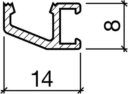 Actual product image Hebgo Retaining profiles 138