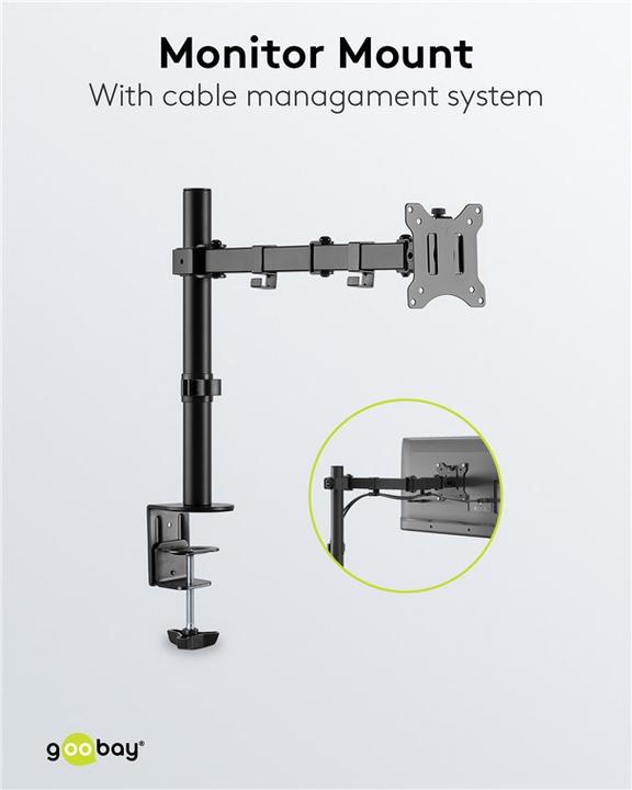 Produktbild Goobay Monitorhalterung Single Flex (Tisch, 32")