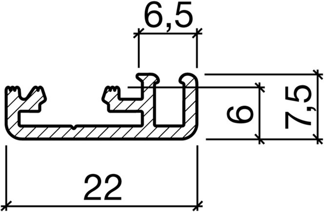 Actual product image Hebgo Retaining profiles 136