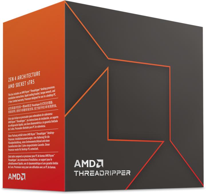 Image du produit AMD Ryzen Threadripper 7970X (sTR5, 4 GHz, 32 -Core)