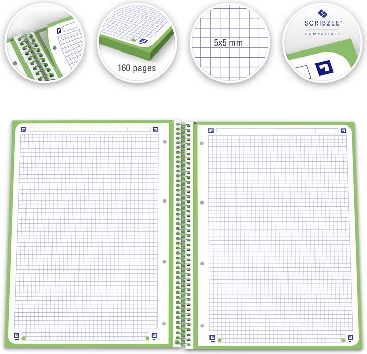 Produktbild Oxford European Book (A4, Kariert, Harter Einband)