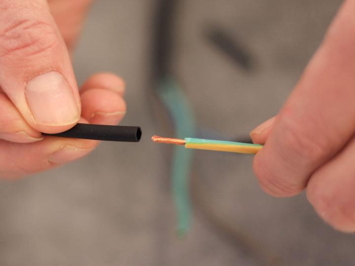 Actual product image Quadrios 22CA167 Heat Shrink Tubing Assortment Black Shrink Ratio:2:1 1 Set (100 x)