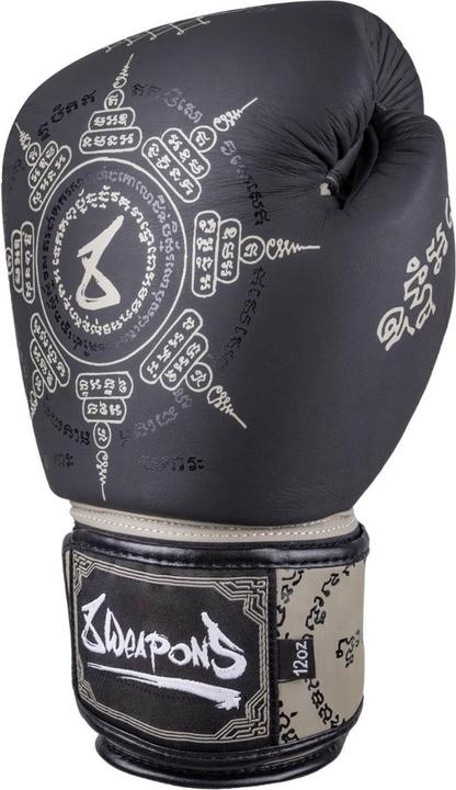 Produktbild 8Weapons Boxhandschuhe Yant – Schwarz/Sand – 16 oz (16 OZ)