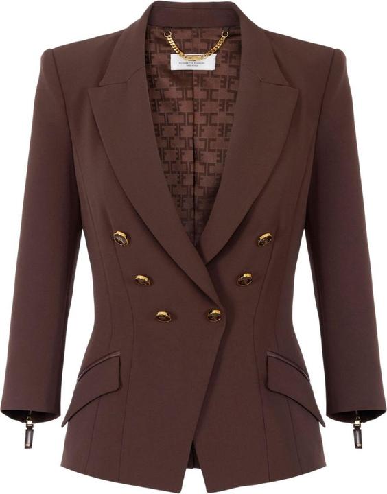 Actual product image Elisabetta Franchi Giacche Marrone (42)