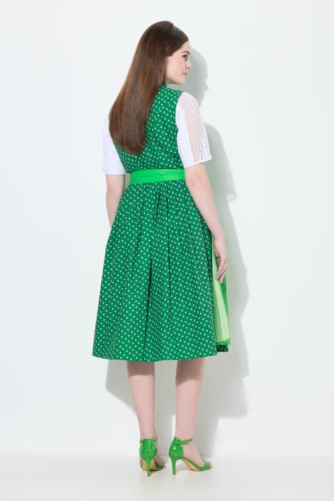 Produktbild Ulla Popken Dirndl, Stehkragen, Schmuckknöpfe, ärmellos (48)
