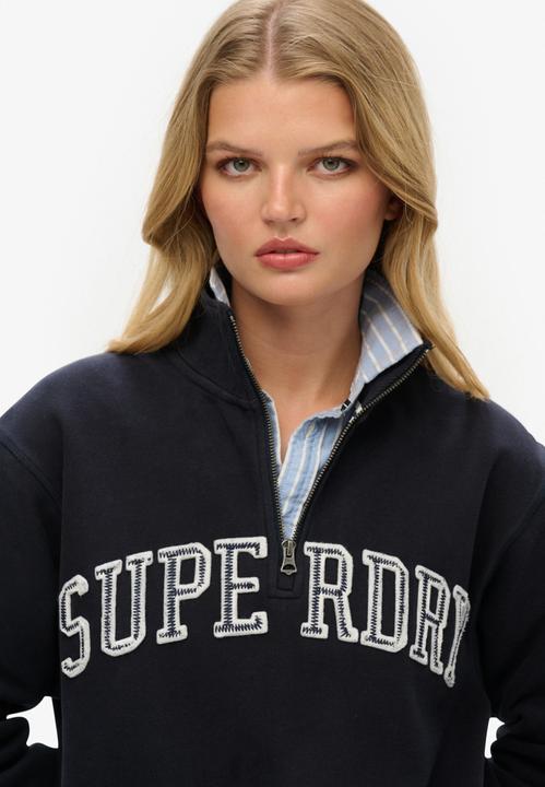 Image du produit Superdry Sweat à col zippé et motif appliqué Athletic Essentials (XS)